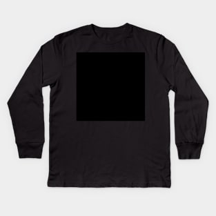 The plain black Kids Long Sleeve T-Shirt